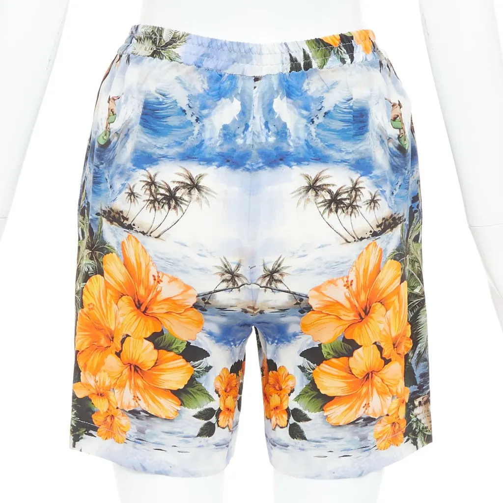 Stella McCartney Hawaiian shorts MultiColor Silk Never worn - Box View
