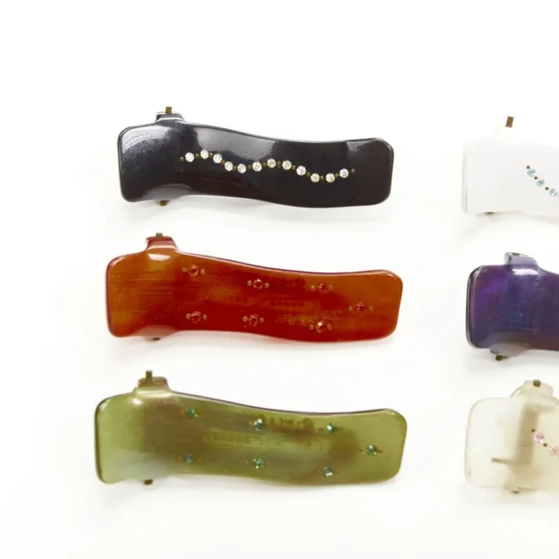 Unsigned Plastic Hair Clips MultiColor Plastic Very good - Model View