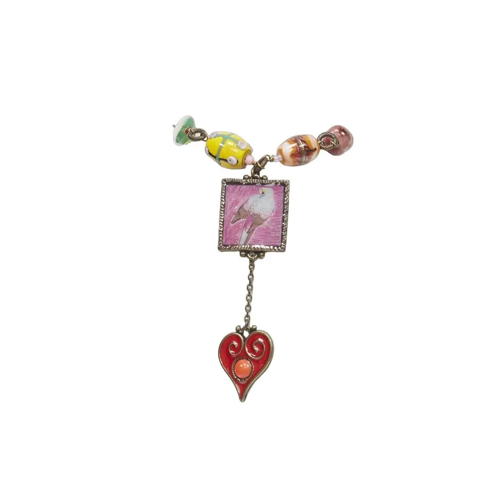 Philippe Ferrandis Colorful Charms Chain Bracelet MultiColor Metal Very good - Front View