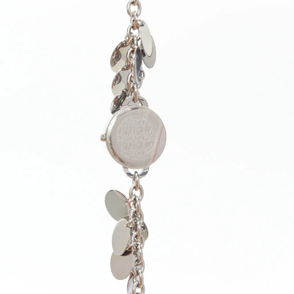 Furla Scribble Butterfly Disc Bracelet Silver Metal Good - Inside View
