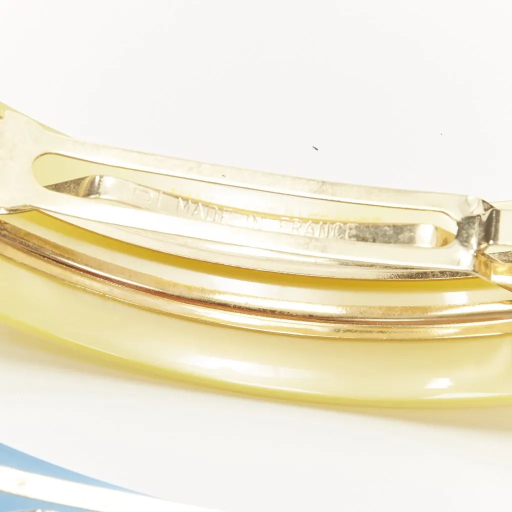 Unsigned Color Block Clips Yellow Plastic Very good - Box View