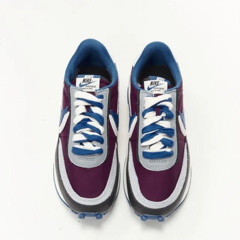 Nike Grey Purple Sneakers Purple Leather Never worn - Inside View