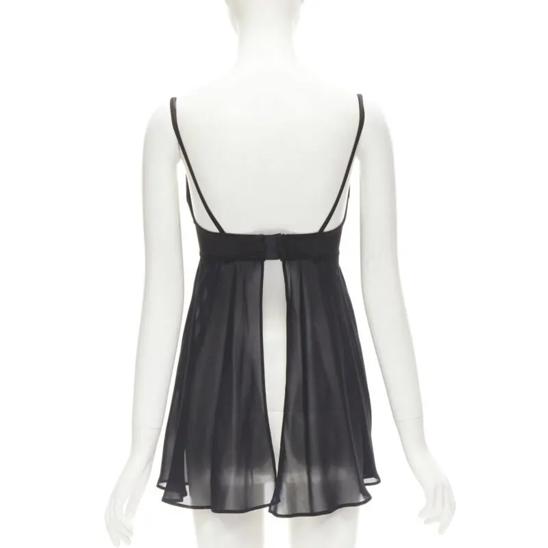 La Perla Sequins Bra Top Black Polyester Never worn - Box View