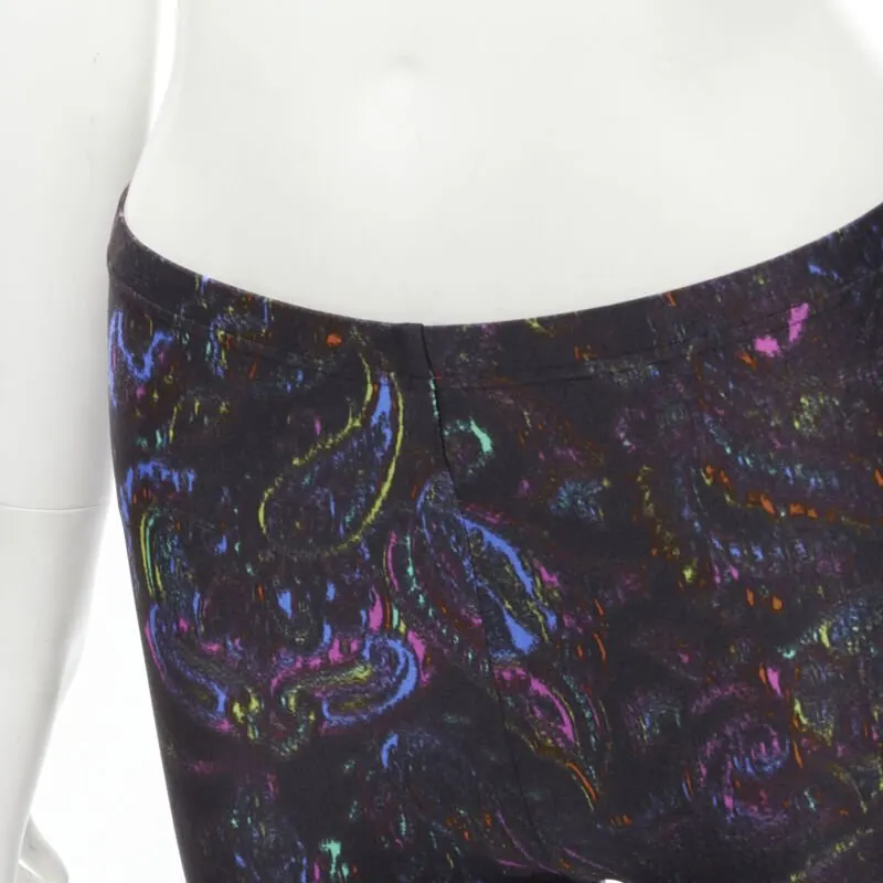 Louis Vuitton Paisley Print Leggings Black Polyester Very good - Back View