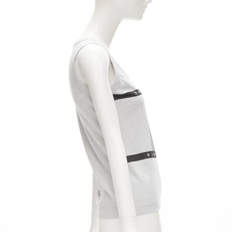 Dolce & Gabbana Cinematic Print Tank Grey Cotton Very good - Model View