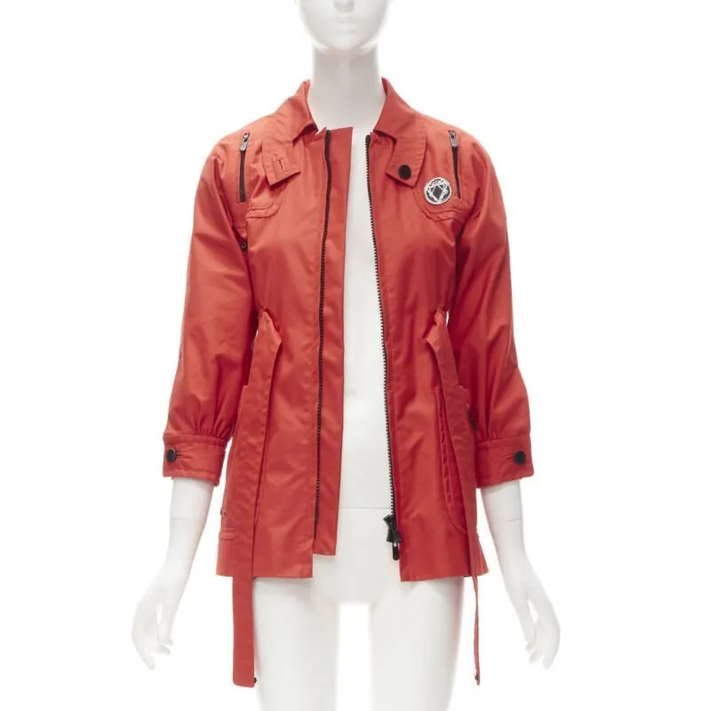 Gucci Red Elastic Waist Anorak Red Cotton Very good - Inside View