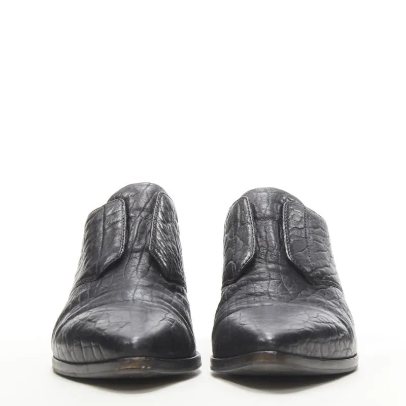 Alexander Wang Laceless Oxford Brogue Black Leather Fair - Inside View