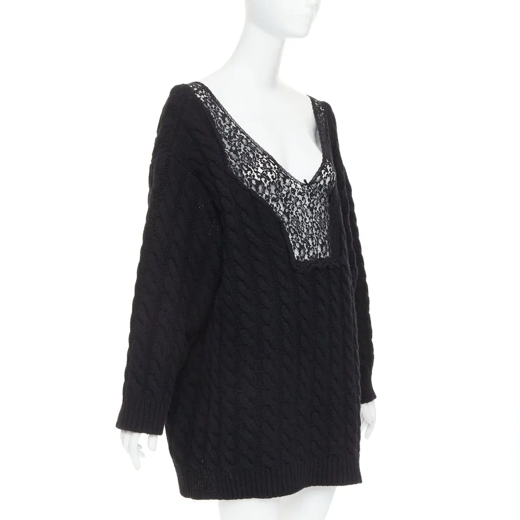 Balenciaga Black Wool Knitwear Black Wool Very good - Inside View