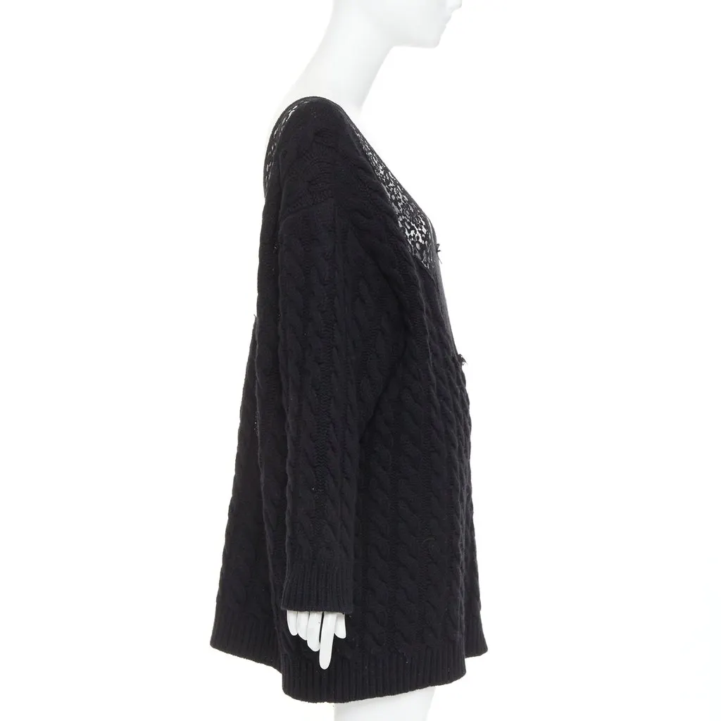 Balenciaga Black Wool Knitwear Black Wool Very good - Model View