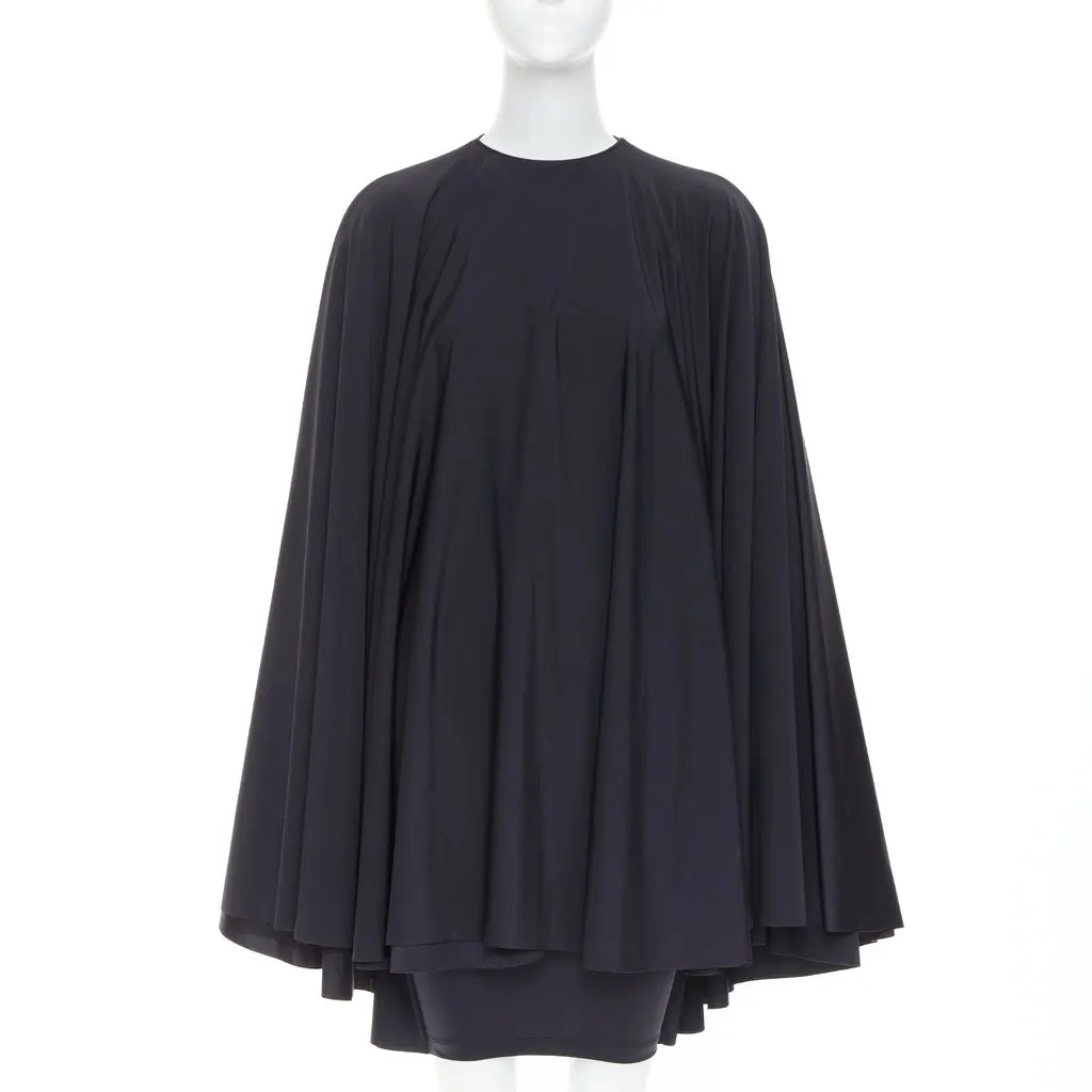 Balenciaga Black Polyamide Dress Black Polyamide Very good - Front View