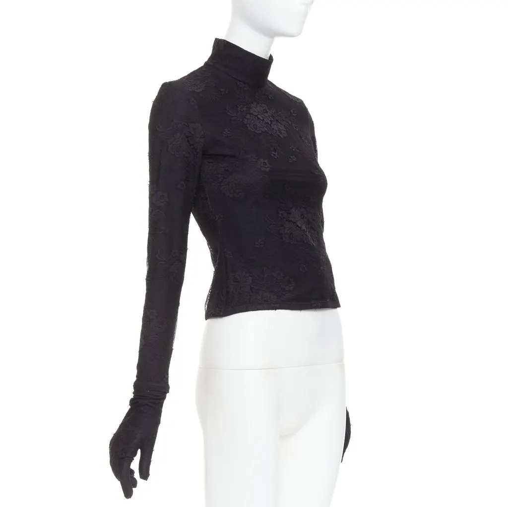 Balenciaga Black Polyamide Top Black Polyamide Very good - Inside View