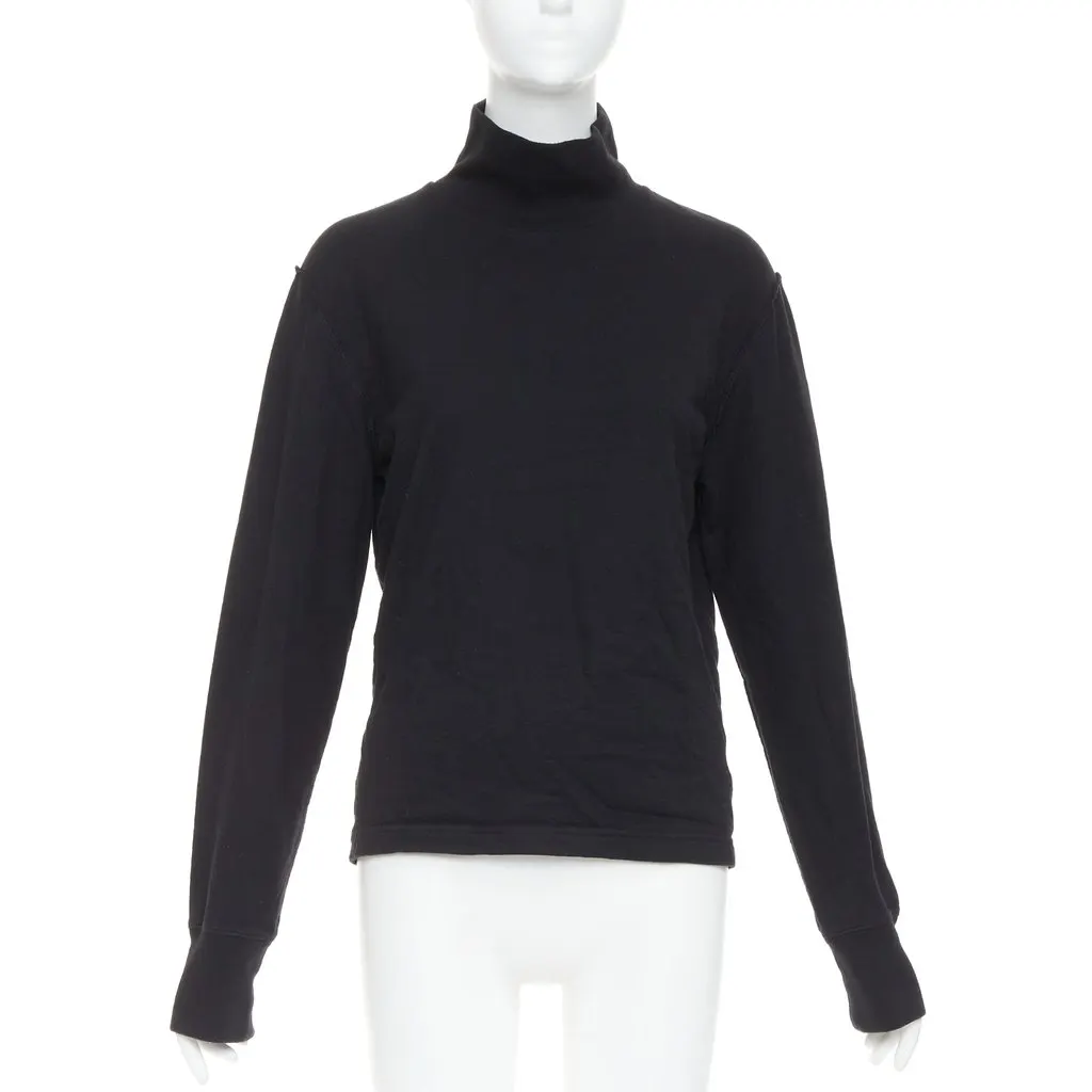 Balenciaga Black Polyester Top Black Polyester Very good - Front View