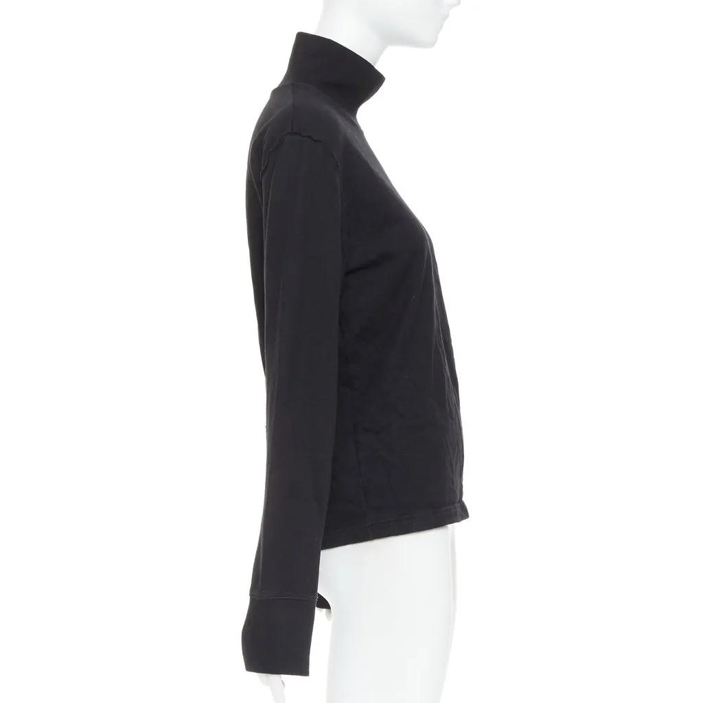 Balenciaga Black Polyester Top Black Polyester Very good - Model View