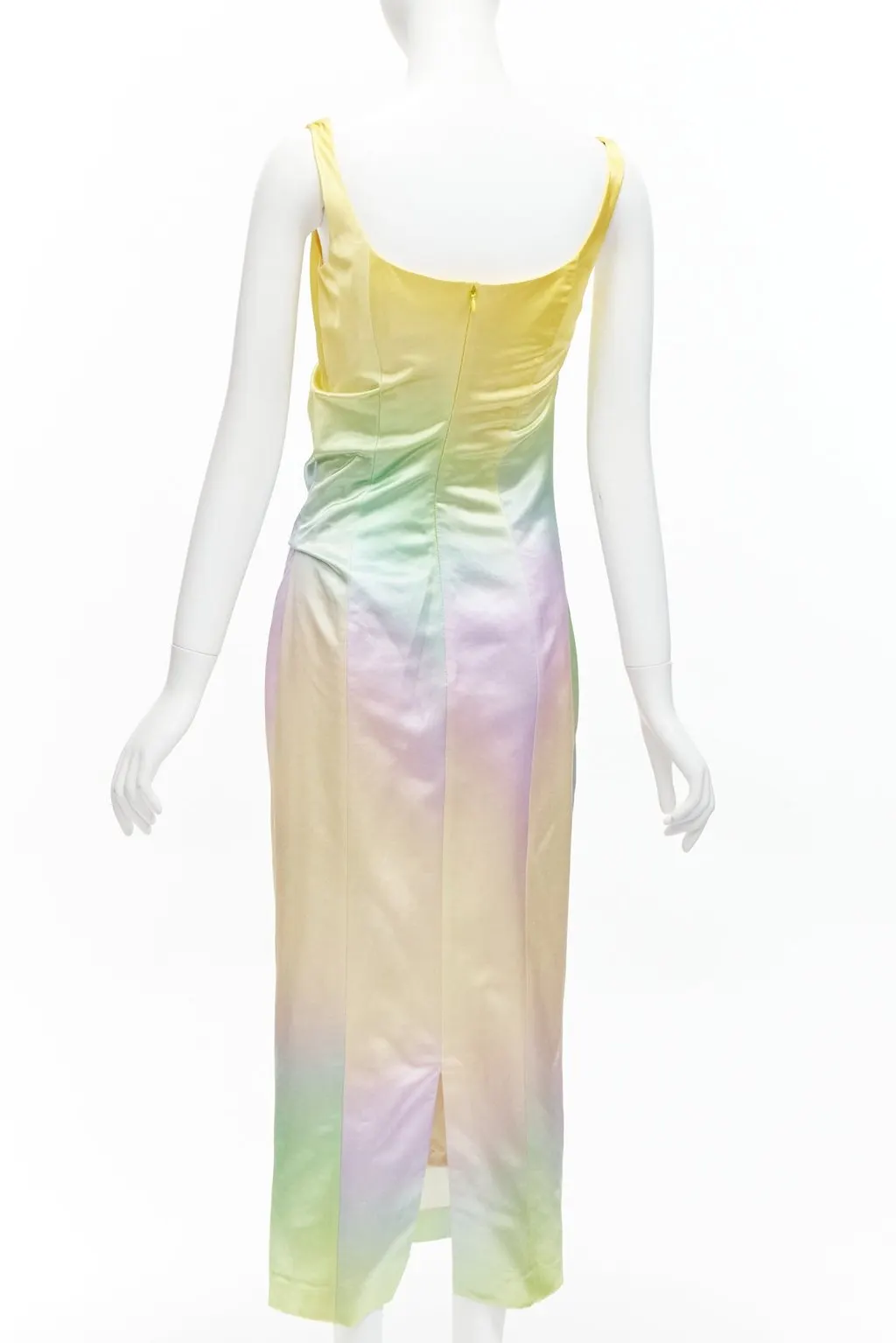 Meryll Rogge Rainbow Ombre Dress MultiColor Cotton Never worn - Box View