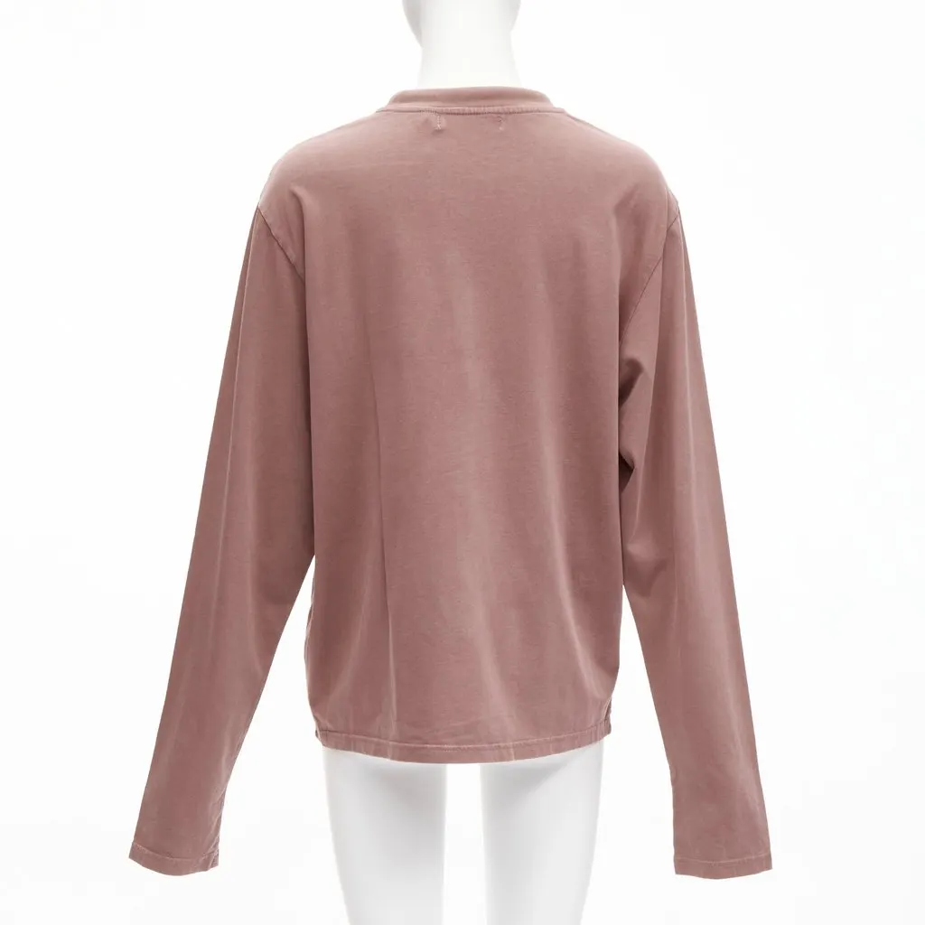Craig Green Rope Detail Tee Burgundy Cotton Never worn - Box View