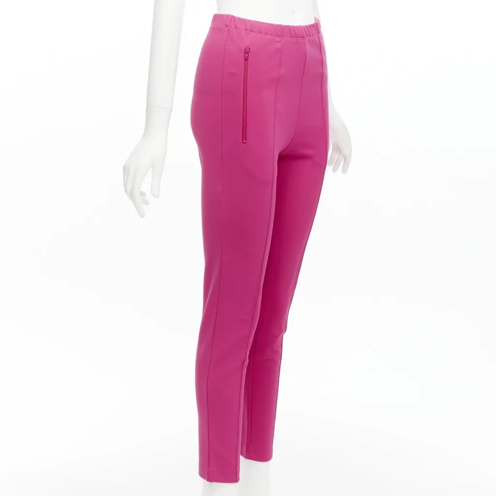 Balenciaga Pink Zip Joggers Pink Viscose Very good - Inside View