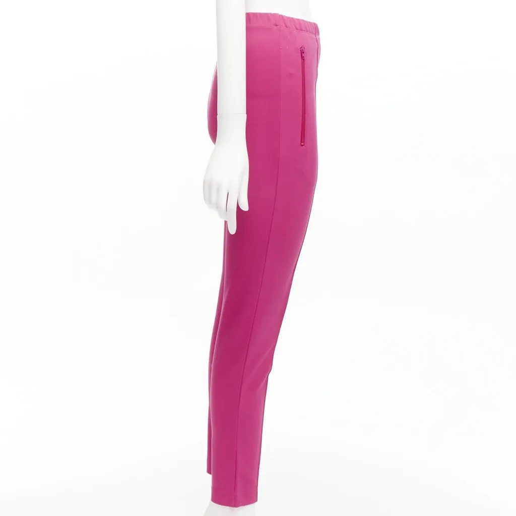 Balenciaga Pink Zip Joggers Pink Viscose Very good - Model View