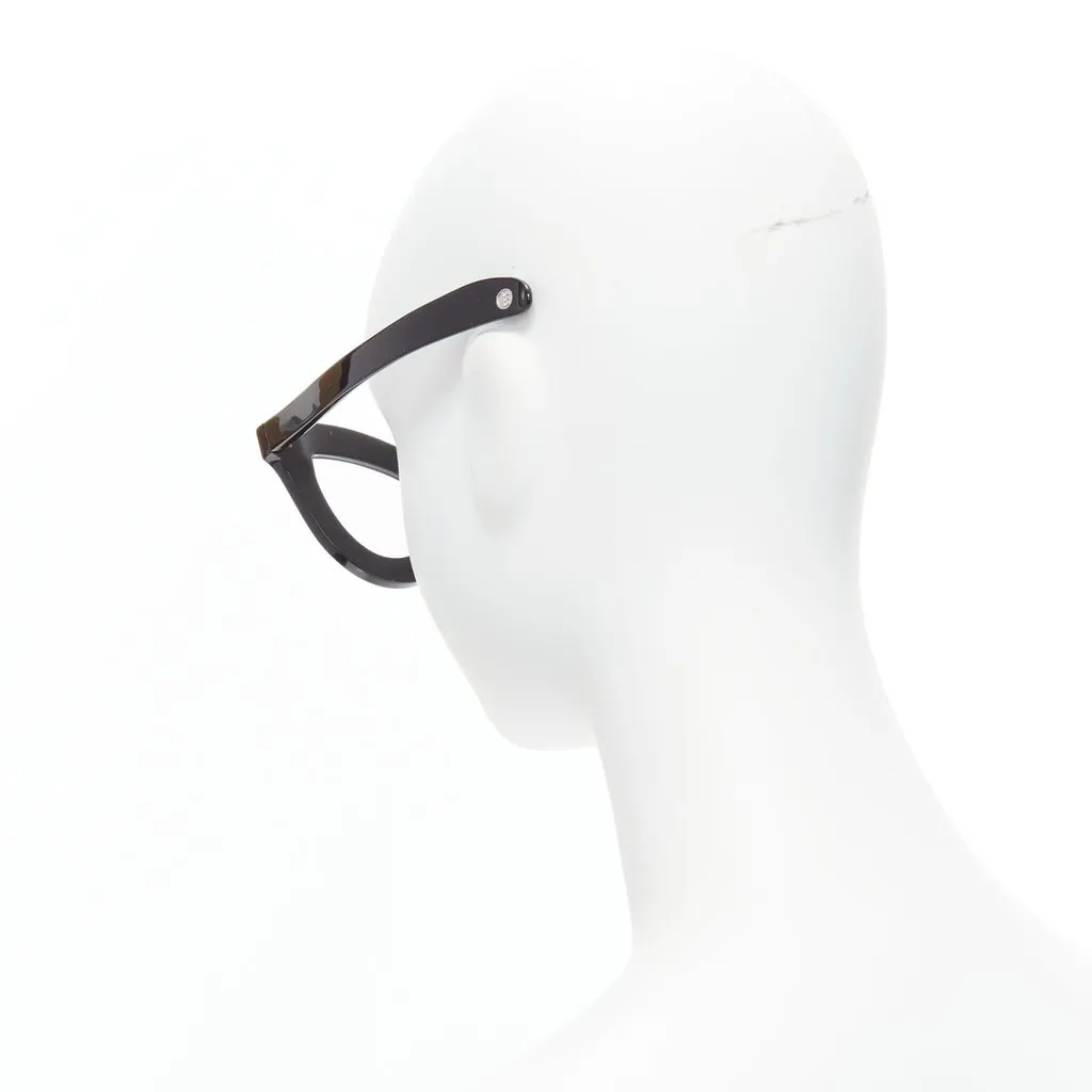 Gentle Monster Swarovski Cats Eye Black Acetate Fair - Box View