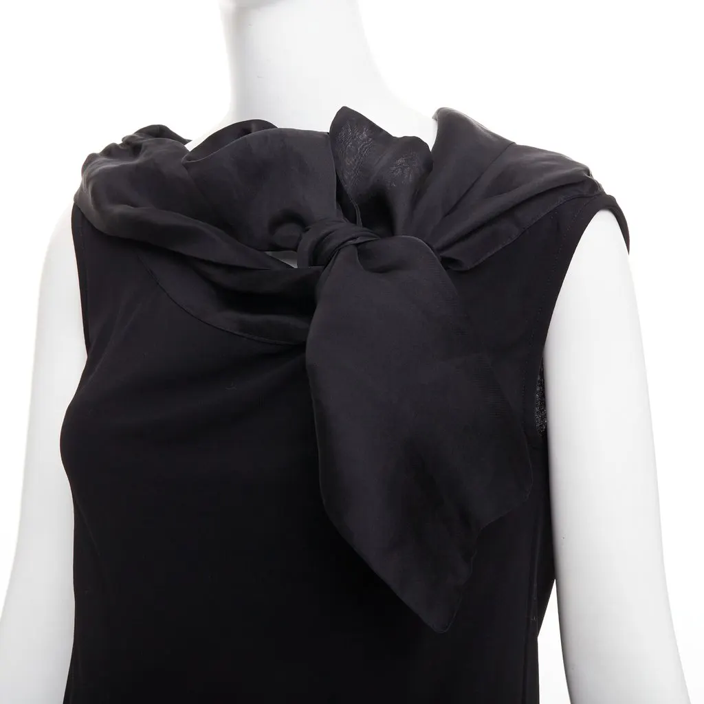 Carolina Herrera Black Viscose Top Black Viscose Very good - Back View