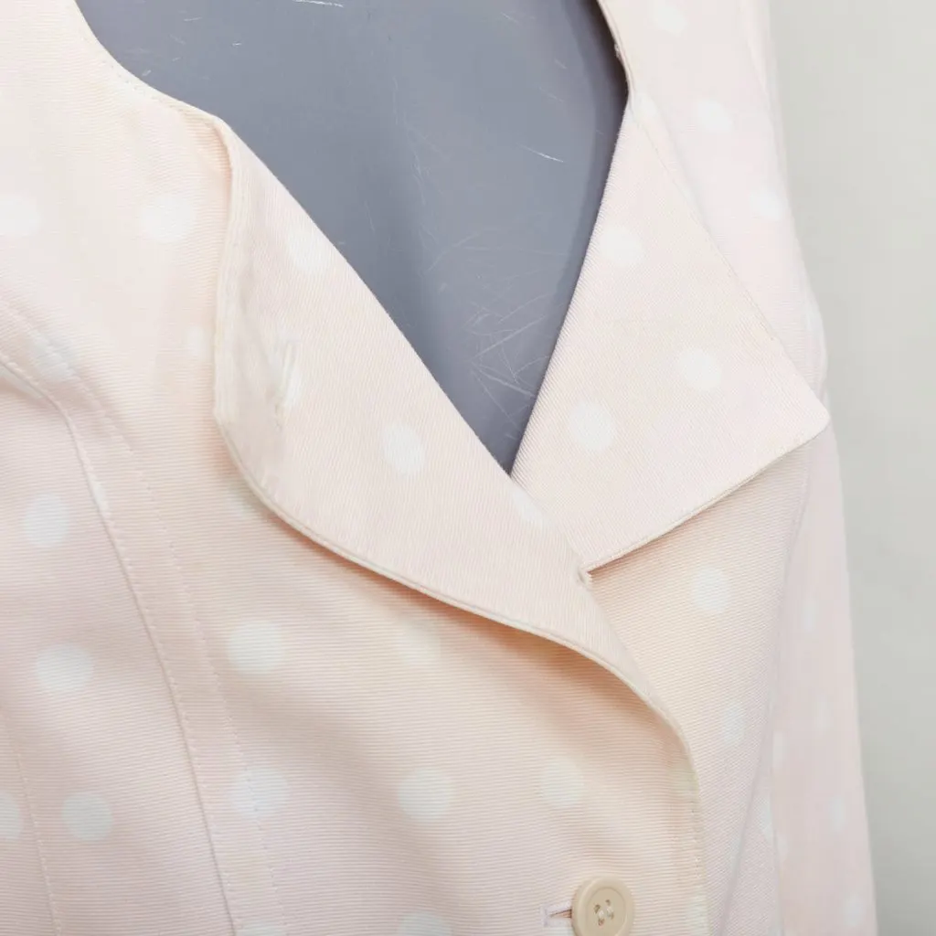 Escada Pink Cotton Jacket Pink Cotton Fair - Back View