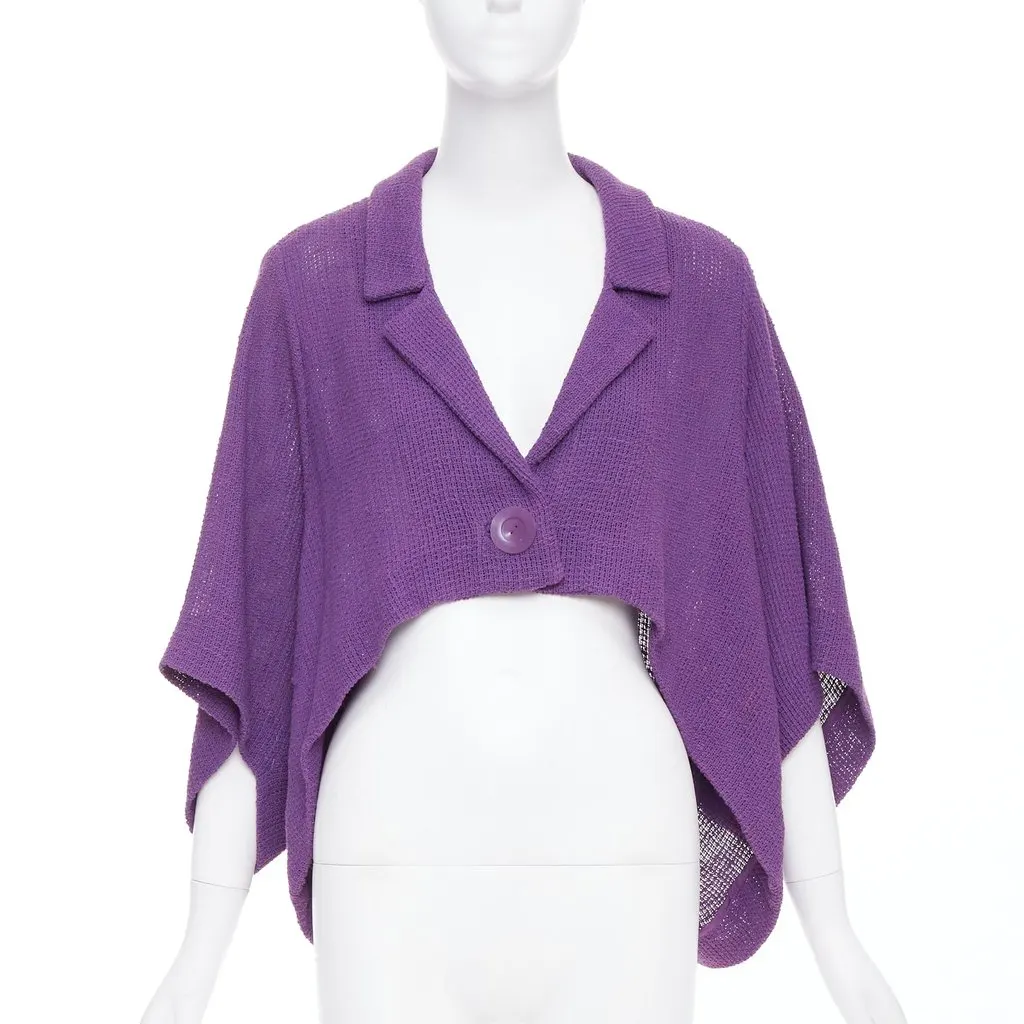 Chloé Purple Cotton Jacket Purple Cotton Good - Front View