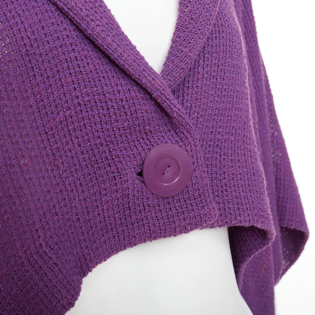 Chloé Purple Cotton Jacket Purple Cotton Good - Back View