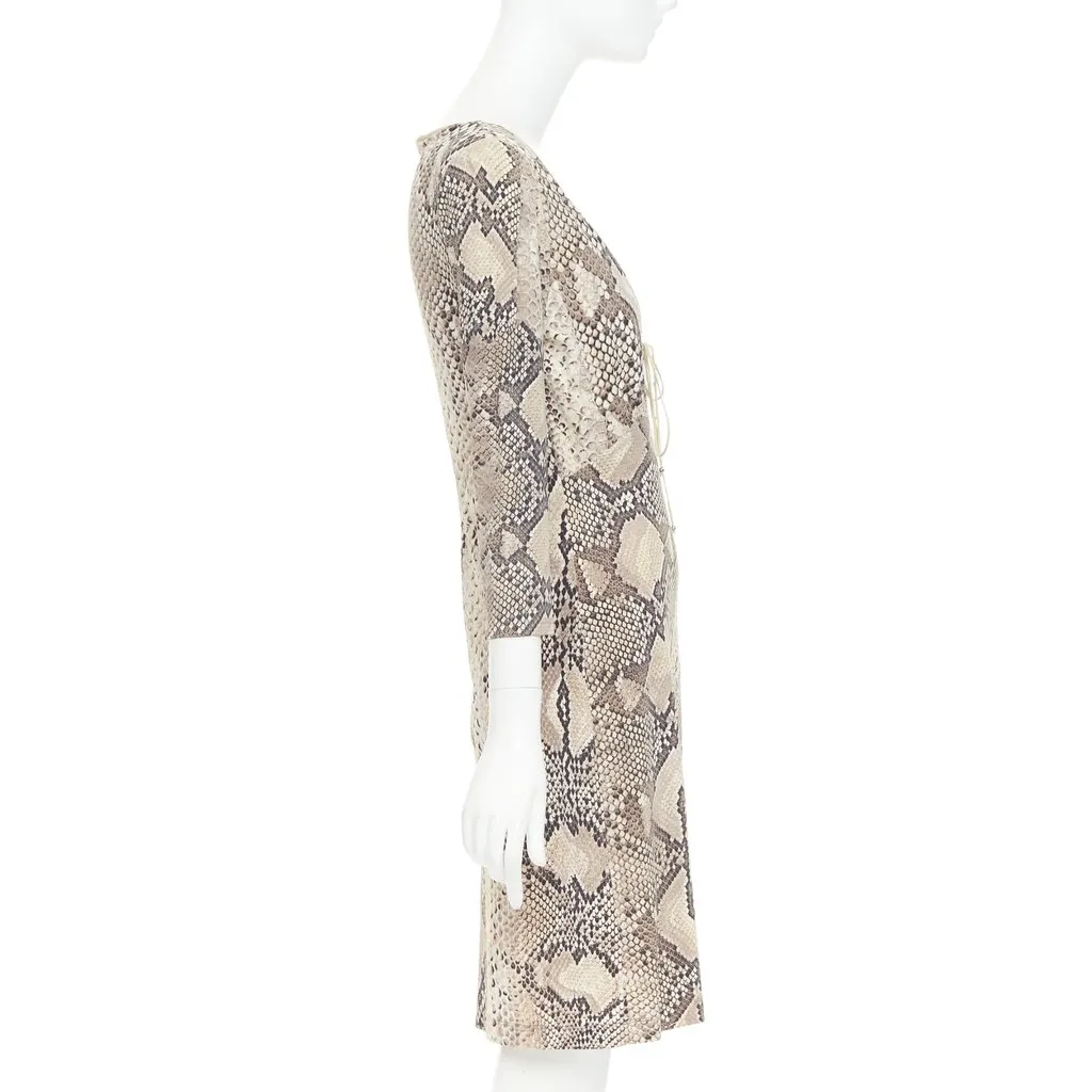 Roberto Cavalli Khaki Polyamide Dress Khaki Polyamide Very good - Model View