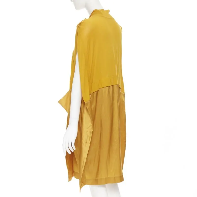 Toga Archives Knit Polo Dress Yellow Viscose Very good - Box View