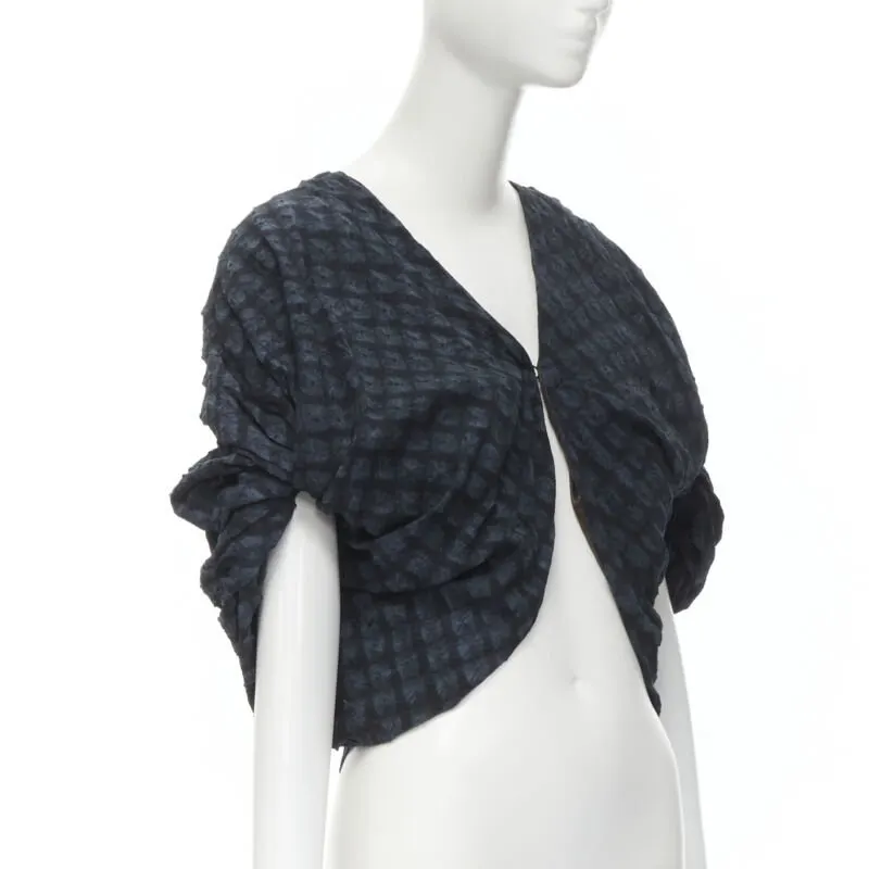 Ports 1961 Angular Collar Blazer Navy Cotton Never worn - Inside View