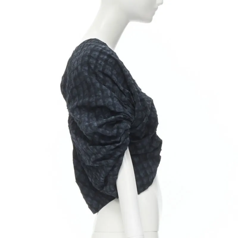 Ports 1961 Angular Collar Blazer Navy Cotton Never worn - Model View
