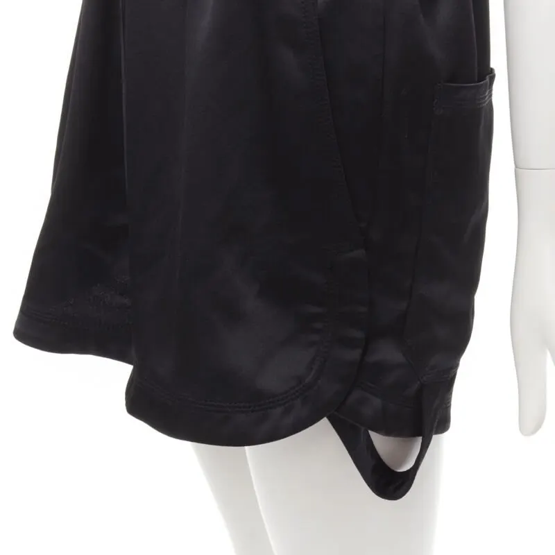 Off-White Logo Pocket Romper Black Polyester Very good - Back View