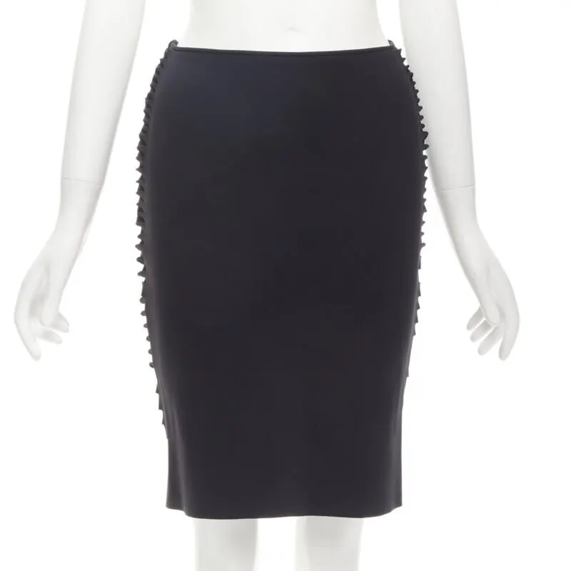 Dion Lee Braid Knot Skirt Black Polyester Never worn - Inside View