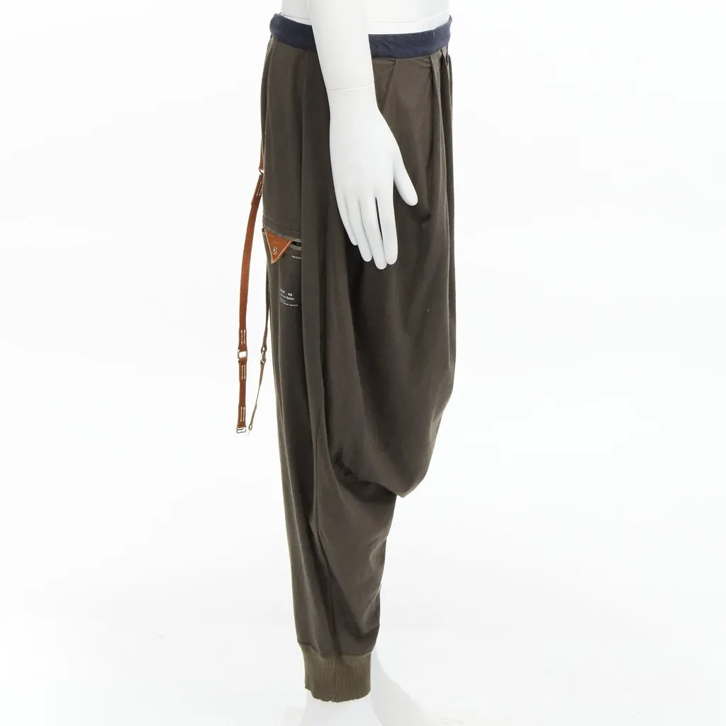 Undercover Brown Drop Pants Brown Cotton Good - Box View