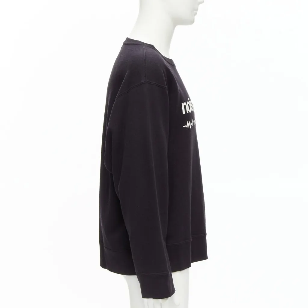 Undercover Graphic Crew Sweatshirt Black Cotton Fair - Model View