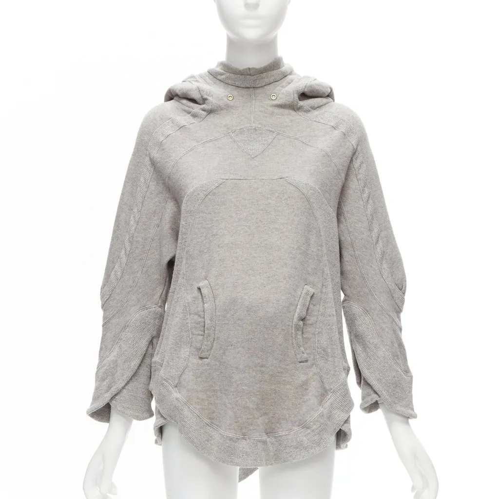 Undercover Panel Sleeve Sweatshirt Grey Cotton Fair - Inside View