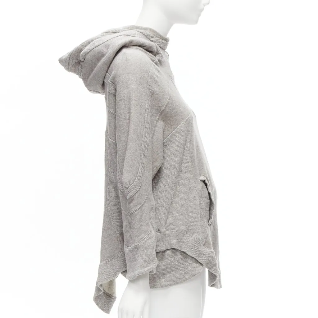Undercover Panel Sleeve Sweatshirt Grey Cotton Fair - Model View