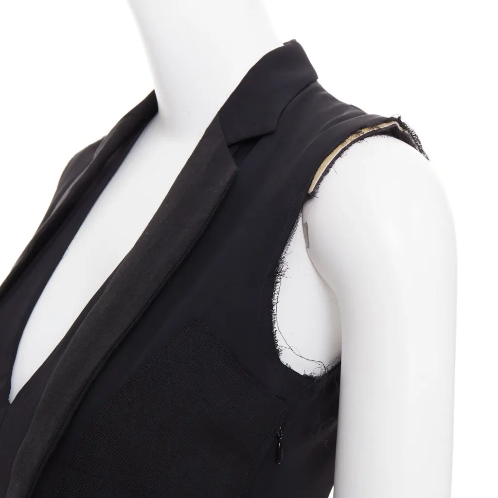 Maison Martin Margiela Black Polyester Dress Black Polyester Never worn, with tag - Back View