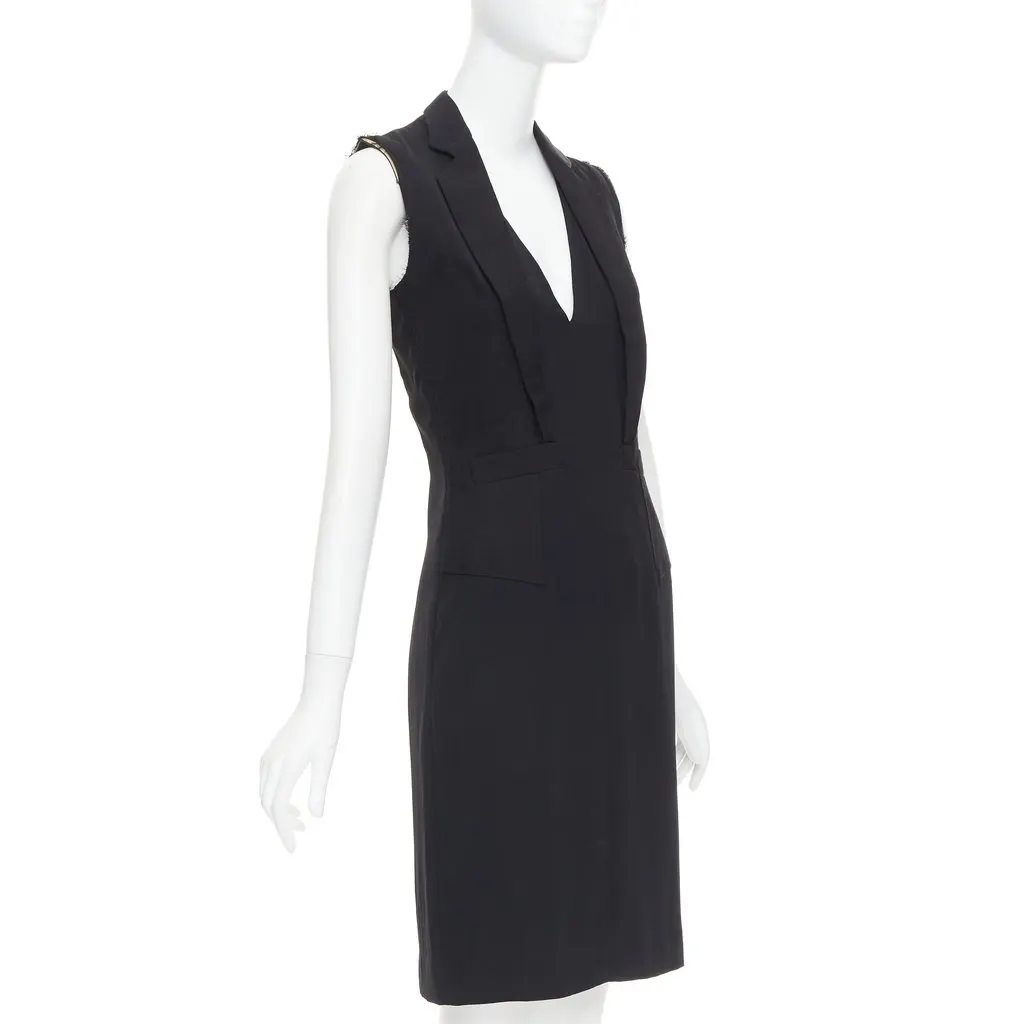 Maison Martin Margiela Black Polyester Dress Black Polyester Never worn, with tag - Inside View