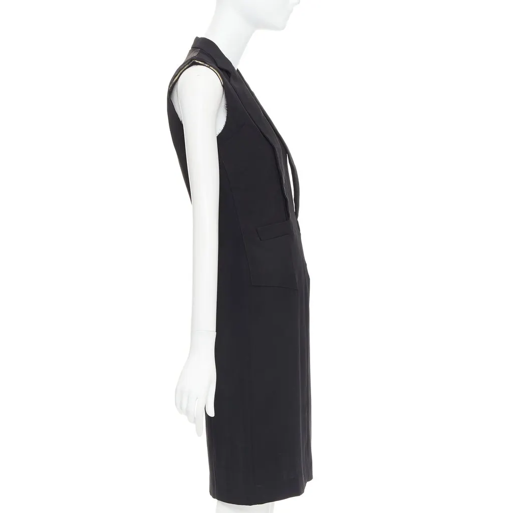 Maison Martin Margiela Black Polyester Dress Black Polyester Never worn, with tag - Model View