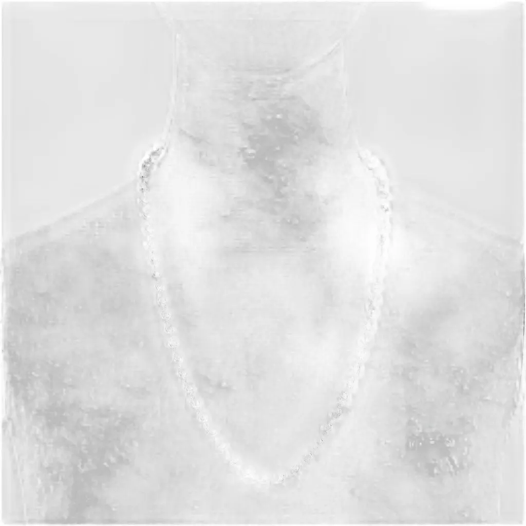 Unsigned Silver Silver Necklace Silver Silver Very good - Front View