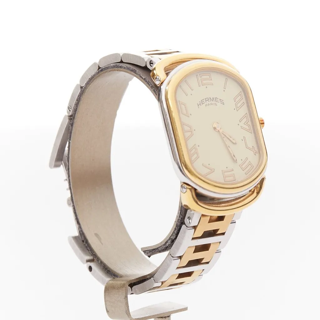 Hermès Rallye Gold Metal Good - Back View