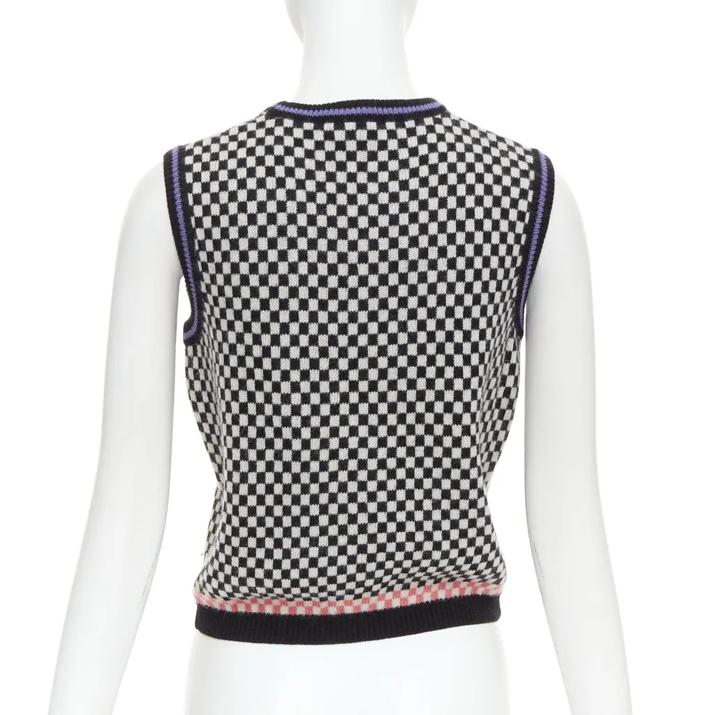 Versace Black Wool Top Black Wool Very good - Box View
