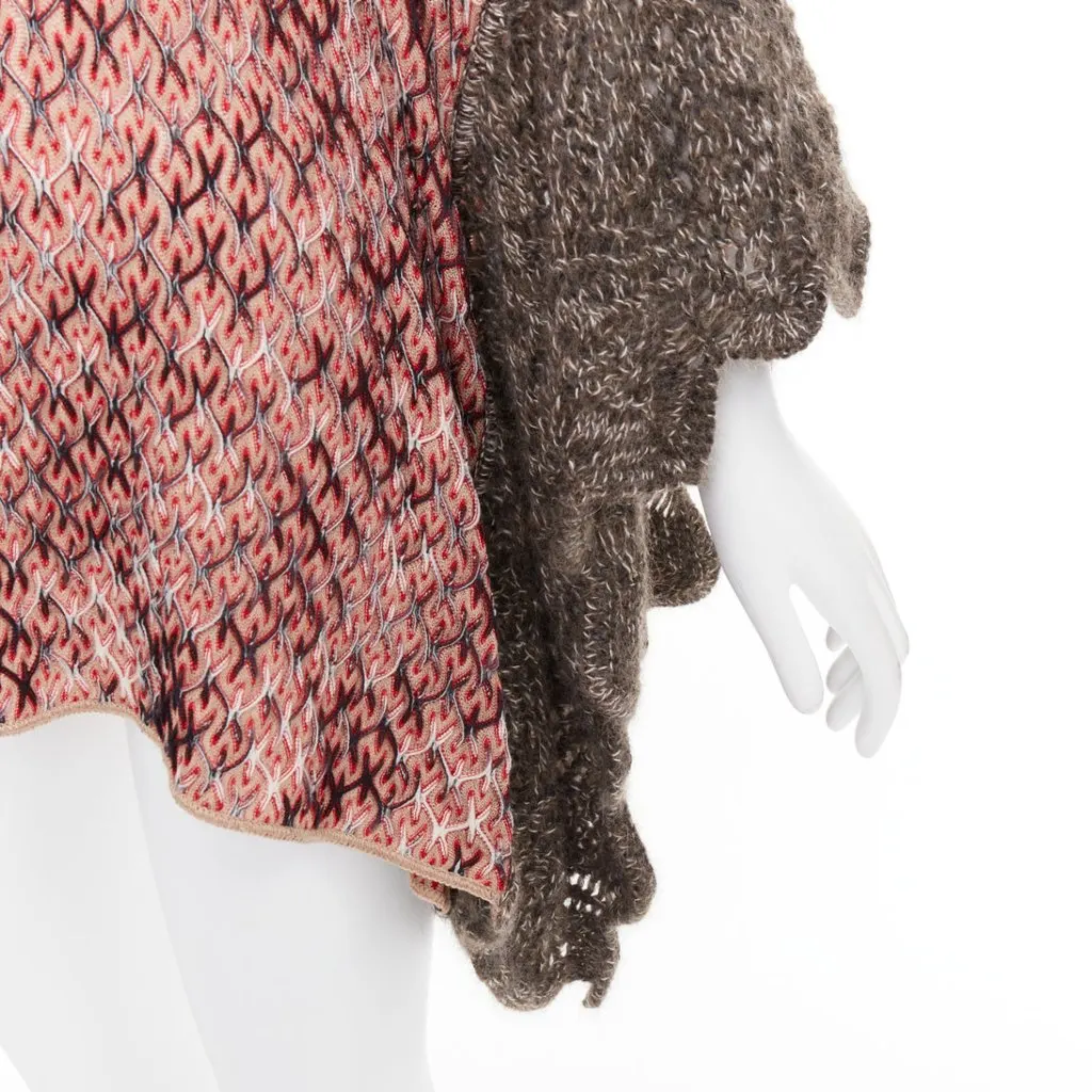 Missoni Red Wool Dress Red Wool Very good - Back View