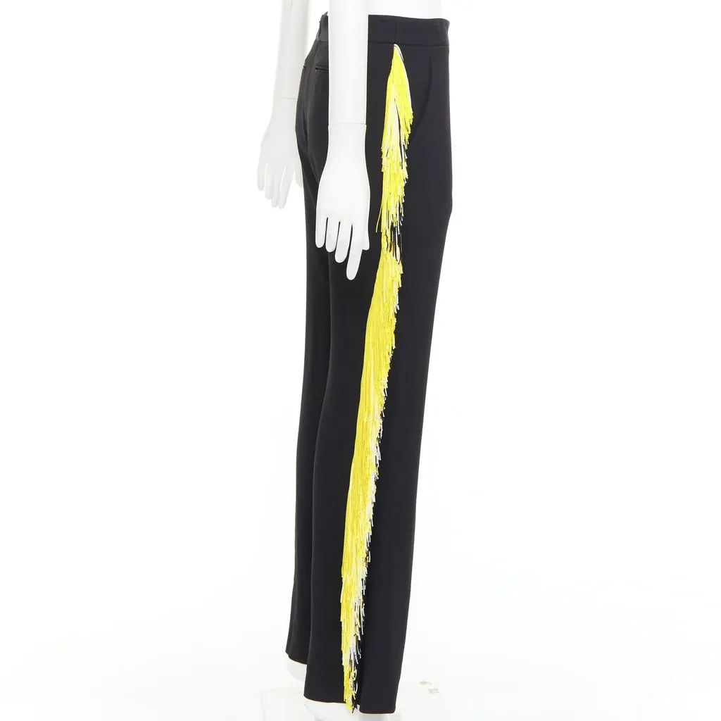 Christopher Kane Black Viscose Trouser Black Viscose Very good - Model View