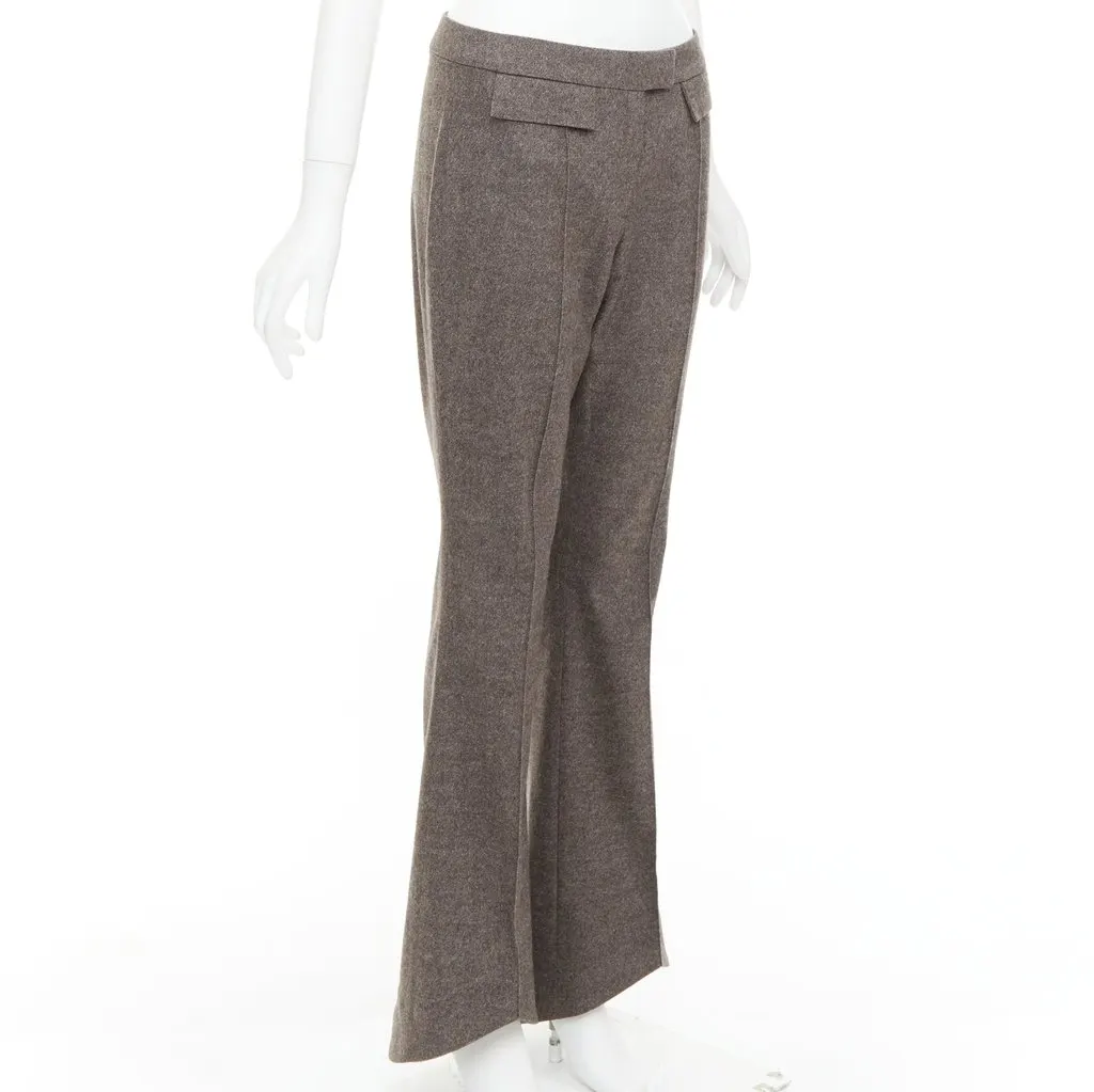 John Galliano Khaki Wool Trouser Khaki Wool Very good - Inside View
