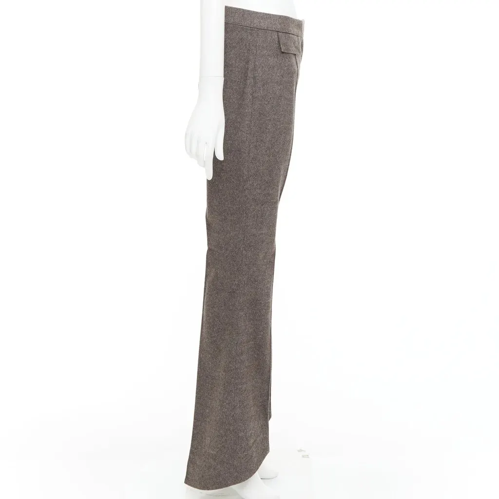 John Galliano Khaki Wool Trouser Khaki Wool Very good - Model View
