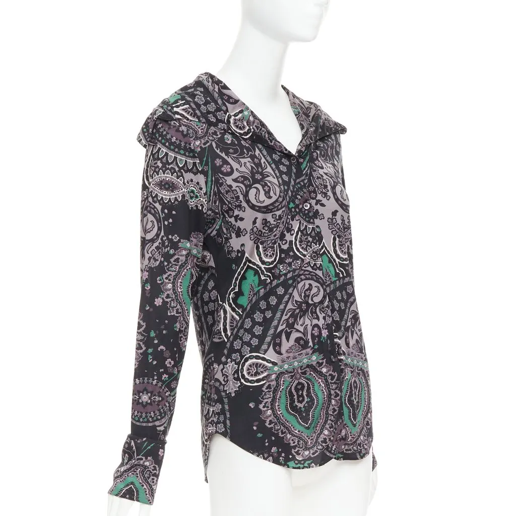 Burberry Grey Silk Top Grey Silk Very good - Inside View