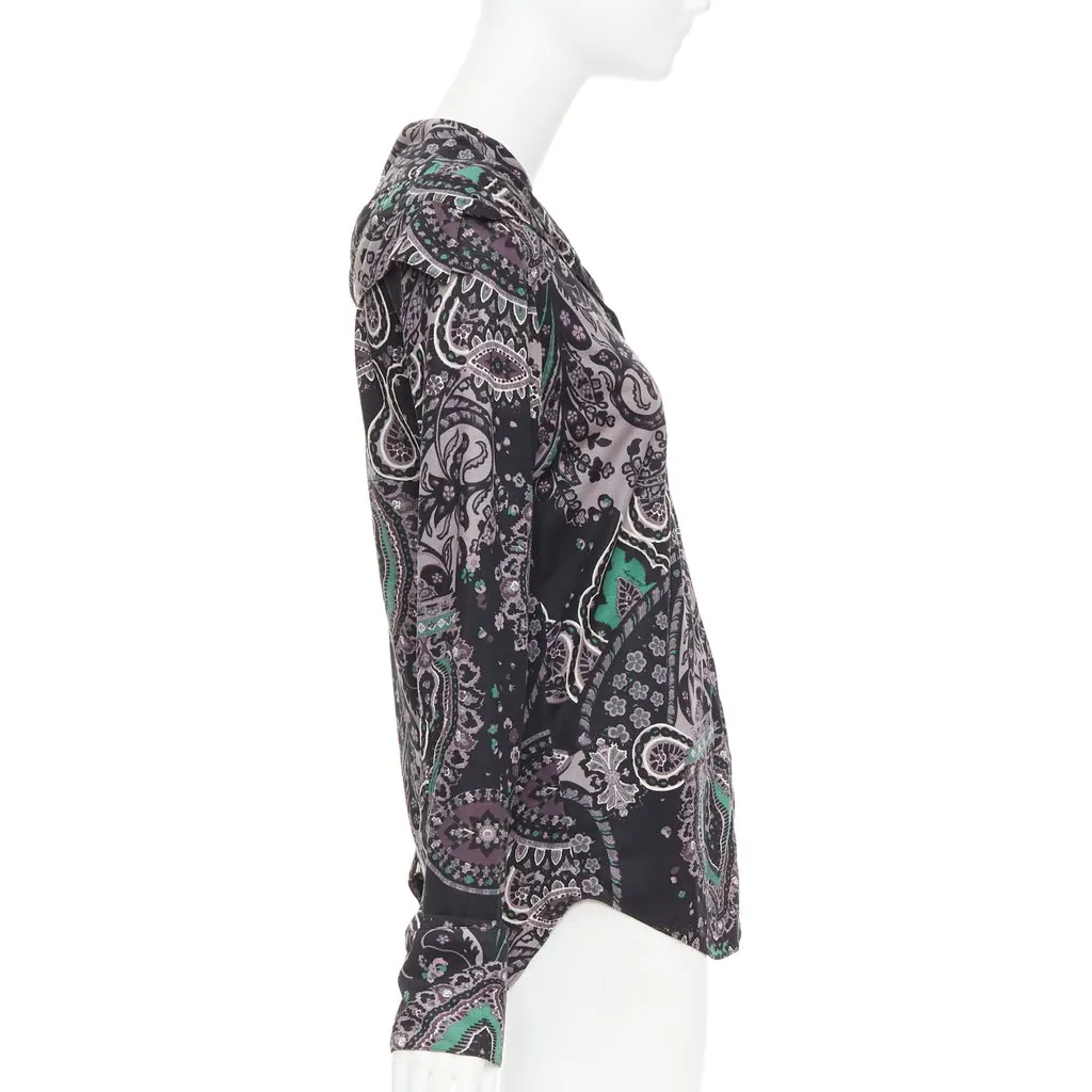 Burberry Grey Silk Top Grey Silk Very good - Model View