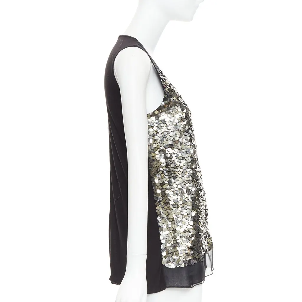 Givenchy Black Top Black Silk Fair - Model View