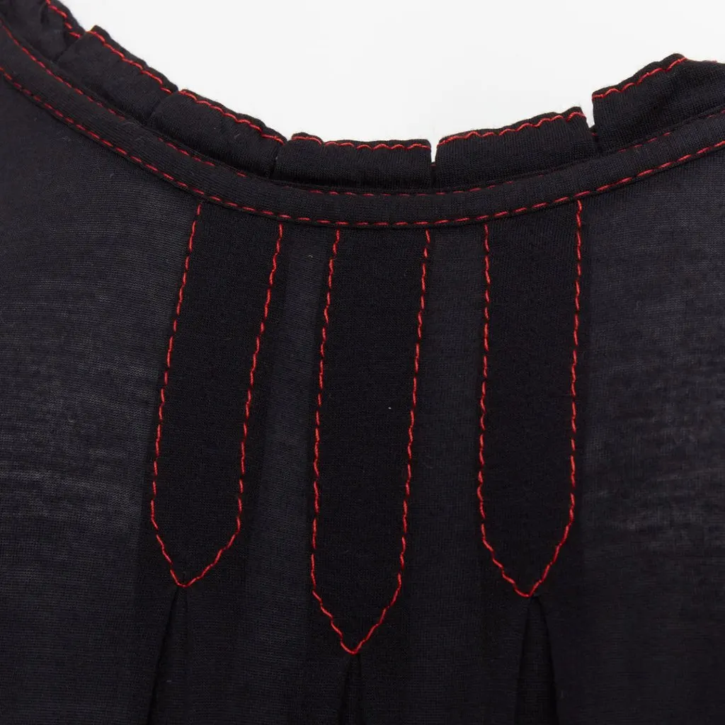 Gucci Black Polyester Top Black Polyester Very good - Back View
